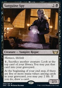Sanguine Spy⁣ - Streets of New Capenna⁣ (Rare)⁣ [93]