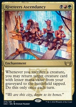 Riveteers Ascendancy⁣ - Streets of New Capenna⁣ (Rare)⁣ [216]