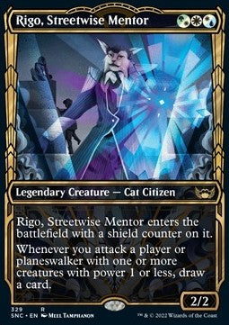 Rigo, Streetwise Mentor (V.1)⁣ - Streets of New Capenna: Extras⁣ (Rare)⁣ [329]