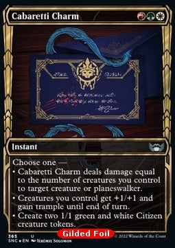 Cabaretti Charm (V.2)⁣ - Streets of New Capenna: Extras⁣ (Uncommon)⁣ [365]