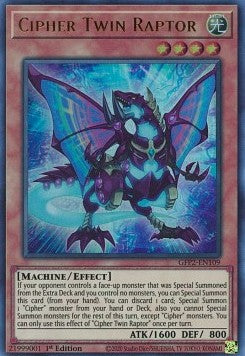 Cipher Twin Raptor⁣ - Ghosts From the Past: The 2nd Haunting⁣ (Ultra Rare)⁣ [109]