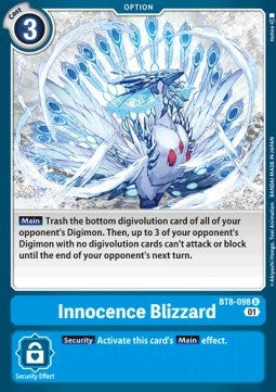 Innocence Blizzard (BT8-098)⁣ - New Awakening⁣ (Uncommon)⁣ [098]