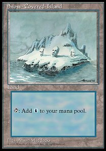 Snow-Covered Island⁣ - Ice Age⁣ (Land)