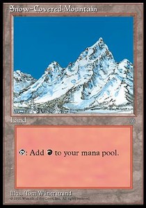 Snow-Covered Mountain⁣ - Ice Age⁣ (Land)