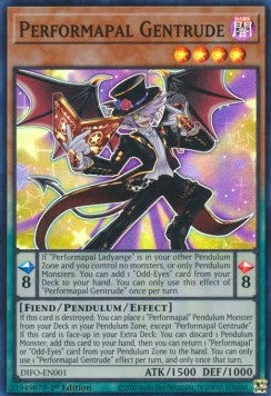 Performapal Gentrude⁣ - Dimension Force⁣ (Super Rare)⁣ [001]