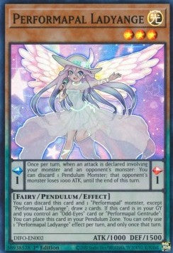 Performapal Ladyange⁣ - Dimension Force⁣ (Super Rare)⁣ [002]