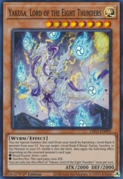 Yakusa, Lord of the Eight Thunders⁣ - Dimension Force⁣ (Super Rare)⁣ [095]