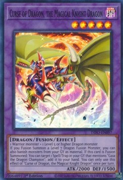 Curse of Dragon, the Magical Knight Dragon⁣ - Dimension Force⁣ (Super Rare)⁣ [097]