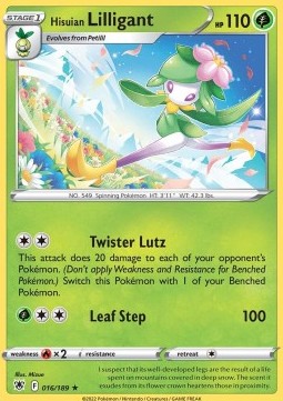Hisuian Lilligant⁣ - Astral Radiance⁣ (Holo Rare)⁣ [016]