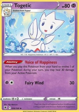Togetic⁣ - Astral Radiance⁣ (Uncommon)⁣ [056]