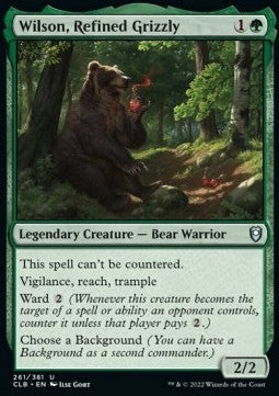 Wilson, Refined Grizzly⁣ - Commander Legends: Battle for Baldur's Gate⁣ (Uncommon)⁣ [261]
