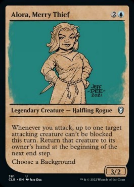 Alora, Merry Thief (V.2)⁣ - Commander Legends: Battle for Baldur's Gate: Extras⁣ (Uncommon)⁣ [381]