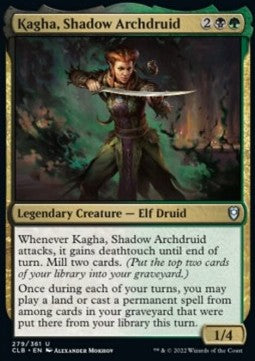 Kagha, Shadow Archdruid⁣ - Commander Legends: Battle for Baldur's Gate⁣ (Uncommon)⁣ [279]