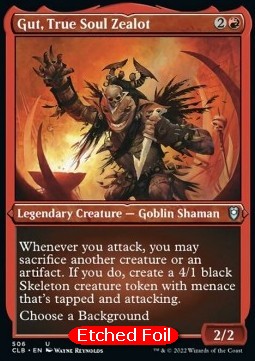 Gut, True Soul Zealot (V.1)⁣ - Commander Legends: Battle for Baldur's Gate: Extras⁣ (Uncommon)⁣ [506]