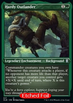 Hardy Outlander (V.1)⁣ - Commander Legends: Battle for Baldur's Gate: Extras⁣ (Uncommon)⁣ [517]