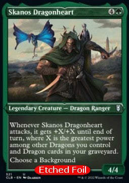 Skanos Dragonheart (V.1)⁣ - Commander Legends: Battle for Baldur's Gate: Extras⁣ (Uncommon)⁣ [521]