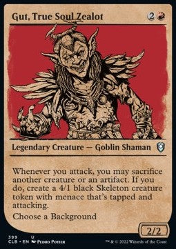 Gut, True Soul Zealot (V.2)⁣ - Commander Legends: Battle for Baldur's Gate: Extras⁣ (Uncommon)⁣ [399]
