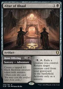Altar of Bhaal // Bone Offering⁣ - Commander Legends: Battle for Baldur's Gate⁣ (Rare)⁣ [109]