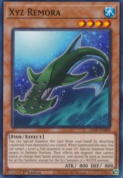 Xyz Remora⁣ - Legendary Duelists: Duels From the Deep⁣ (Common)⁣ [009]