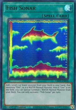 Fish Sonar - Legendary Duelists: Duels From the Deep (Ultra Rare) [LED9-020]