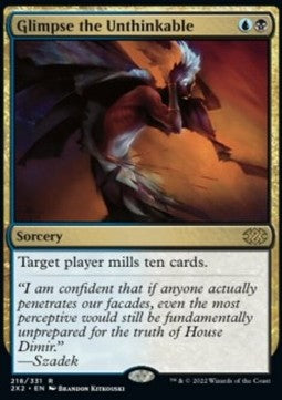 Glimpse the Unthinkable⁣ - Double Masters 2022⁣ (Rare)⁣ [218]