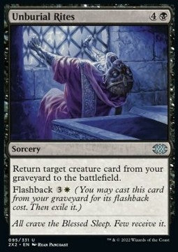 Unburial Rites⁣ - Double Masters 2022⁣ (Uncommon)⁣ [95]