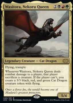 Wasitora, Nekoru Queen⁣ - Double Masters 2022⁣ (Rare)⁣ [293]
