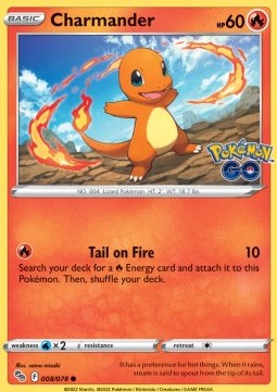 Charmander⁣ - Pokémon GO⁣ (Common)⁣ [008]
