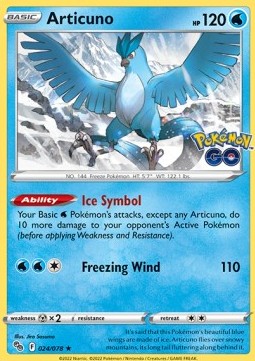 Articuno⁣ - Pokémon GO⁣ (Holo Rare)⁣ [024]