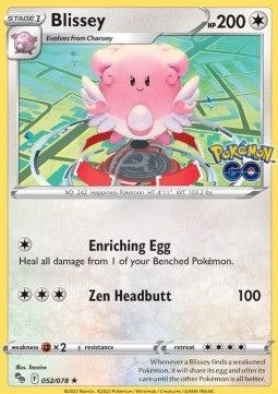 Blissey⁣ - Pokémon GO⁣ (Holo Rare)⁣ [052]