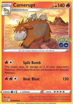 Camerupt⁣ - Pokémon GO⁣ (Uncommon)⁣ [014]