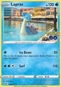 Lapras⁣ - Pokémon GO⁣ (Holo Rare)⁣ [023]