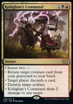 Kolaghan's Command⁣ - Double Masters 2022⁣ (Rare)⁣ [239]