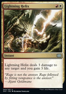 Lightning Helix⁣ - Double Masters 2022⁣ (Uncommon)⁣ [243]