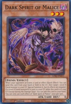 Dark Spirit of Malice⁣ - Legendary Duelists: Season 3⁣ (Common)⁣ [011]