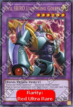 Evil HERO Lightning Golem (V.2 - Ultra Rare)⁣ - Legendary Duelists: Season 3⁣ (Ultra Rare)⁣ [028]