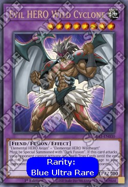 Evil HERO Wild Cyclone (V.3 - Ultra Rare)⁣ - Legendary Duelists: Season 3⁣ (Ultra Rare)⁣ [030]