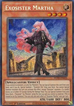 Exosister Martha (V.1 - Secret Rare)⁣ - Power of the Elements⁣ (Secret Rare)⁣ [025]