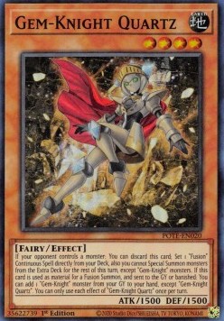 Gem-Knight Quartz⁣ - Power of the Elements⁣ (Super Rare)⁣ [020]