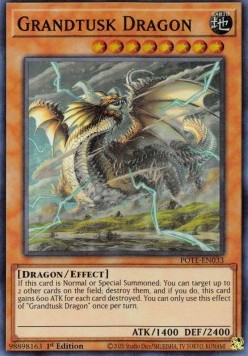 Grandtusk Dragon⁣ - Power of the Elements⁣ (Super Rare)⁣ [033]