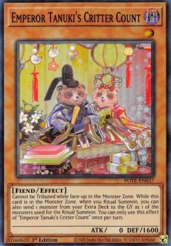 Emperor Tanuki's Critter Count⁣ - Power of the Elements⁣ (Super Rare)⁣ [037]