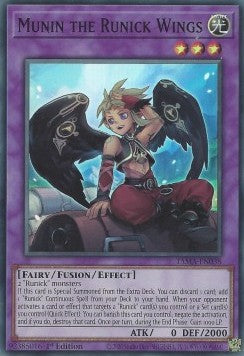 Munin the Runick Wings⁣ - Tactical Masters⁣ (Super Rare)⁣ [038]