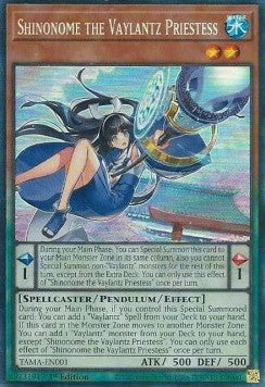 Shinonome the Vaylantz Priestess (V.2 - Collectors Rare) - Tactical Masters (Collectors Rare) [TAMA-001]