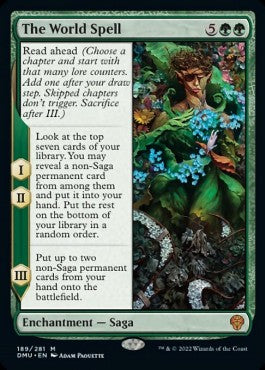 The World Spell⁣ - Dominaria United⁣ (Mythic)⁣ [189]