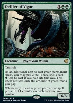 Defiler of Vigor⁣ - Dominaria United⁣ (Rare)⁣ [160]