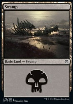 Swamp (V.3)⁣ - Dominaria United⁣ (Land)⁣ [270]