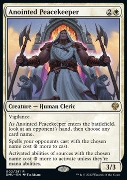 Anointed Peacekeeper⁣ - Dominaria United⁣ (Rare)⁣ [2]