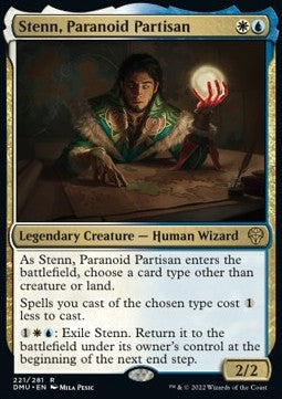 Stenn, Paranoid Partisan⁣ - Dominaria United⁣ (Rare)⁣ [221]