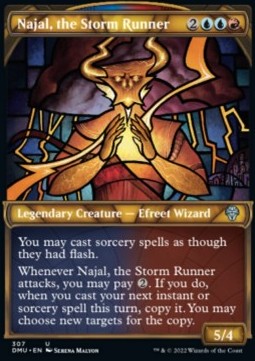 Najal, the Storm Runner (V.1)⁣ - Dominaria United: Extras⁣ (Uncommon)⁣ [307]