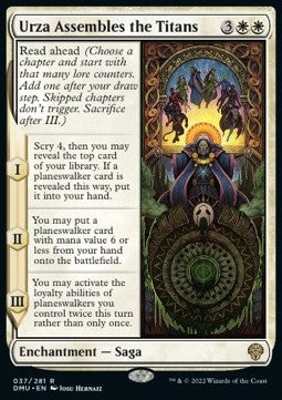 Urza Assembles the Titans⁣ - Dominaria United⁣ (Rare)⁣ [37]